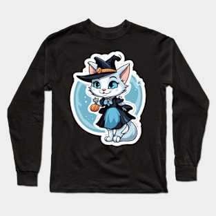 kitty witch Long Sleeve T-Shirt